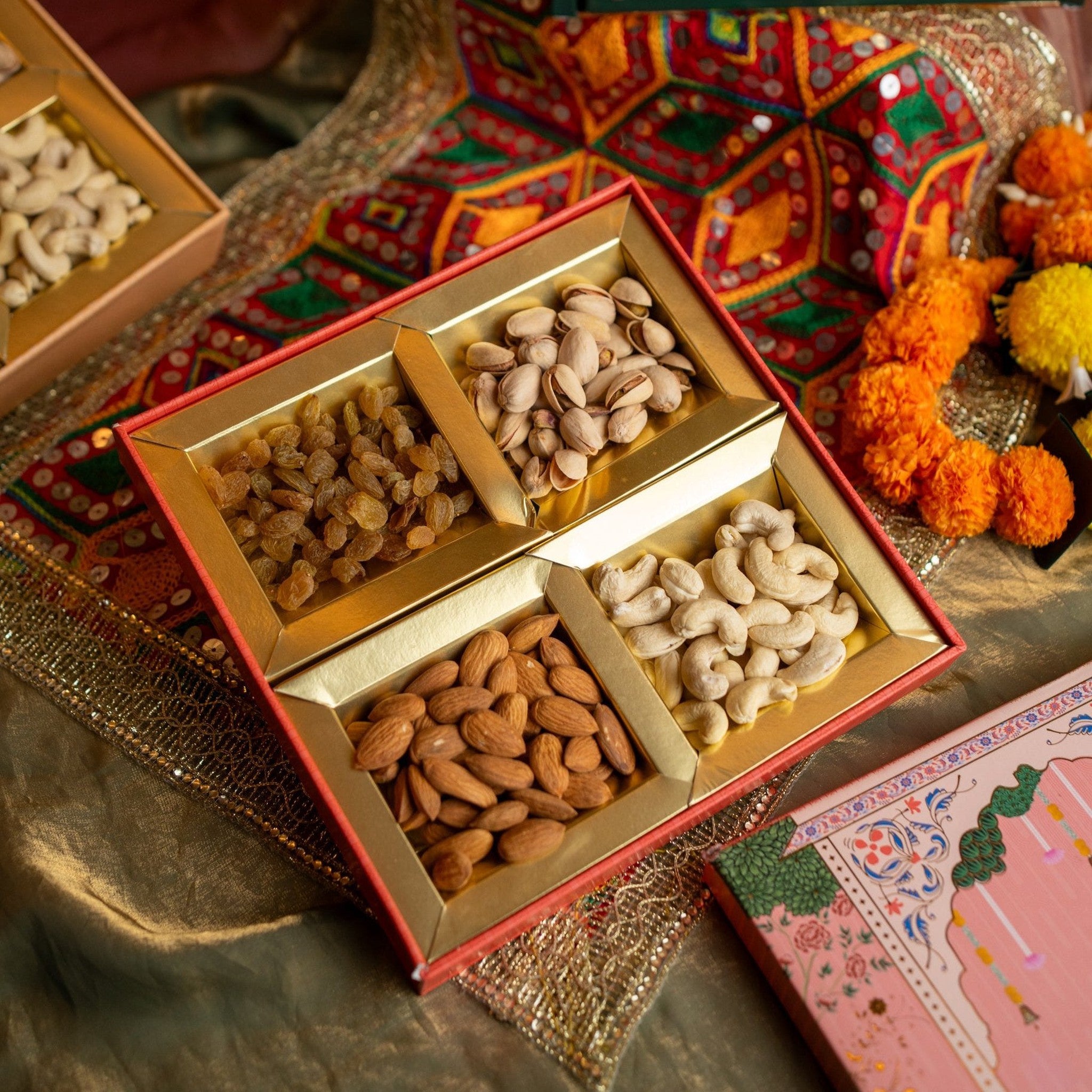 4 Part Dryfruit Box