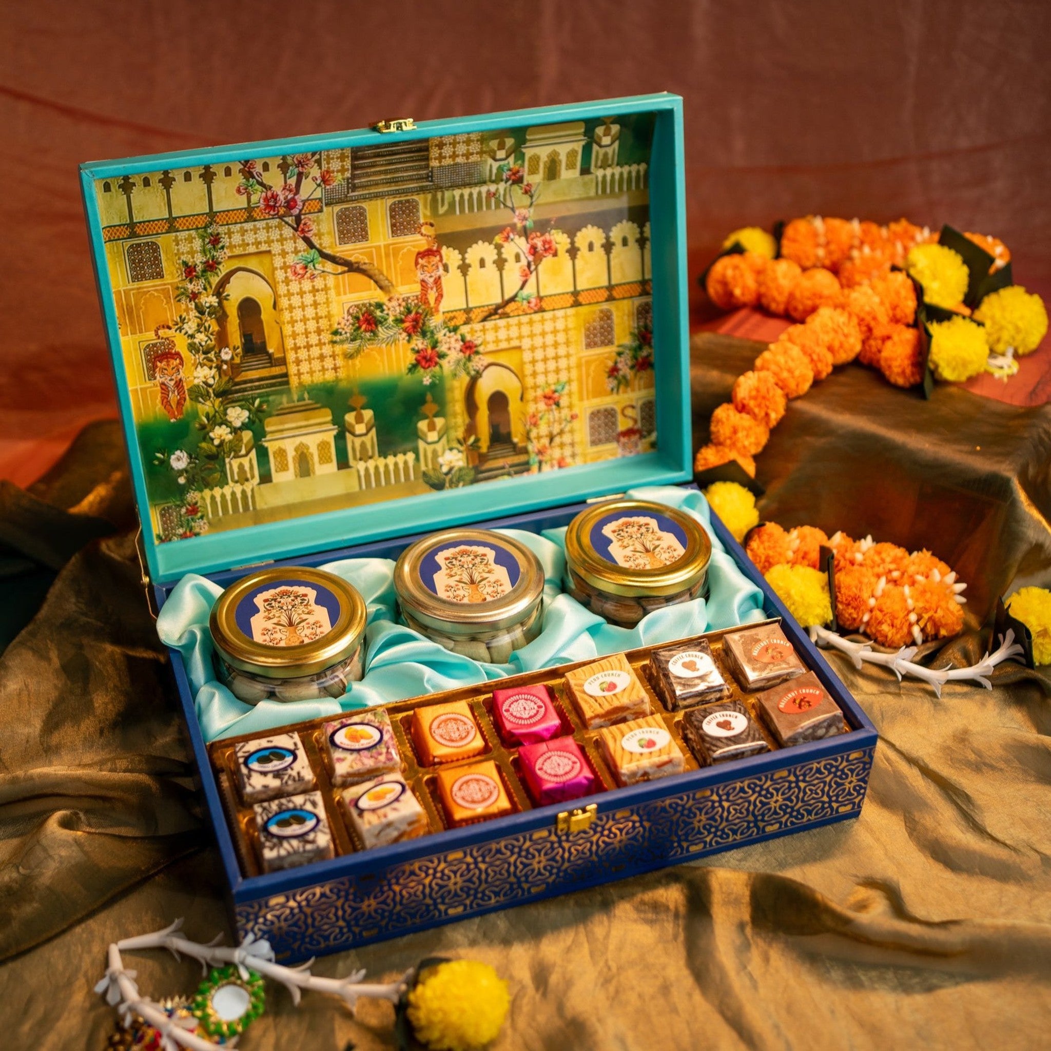 Royal Blue Dryfruits & Bites Box