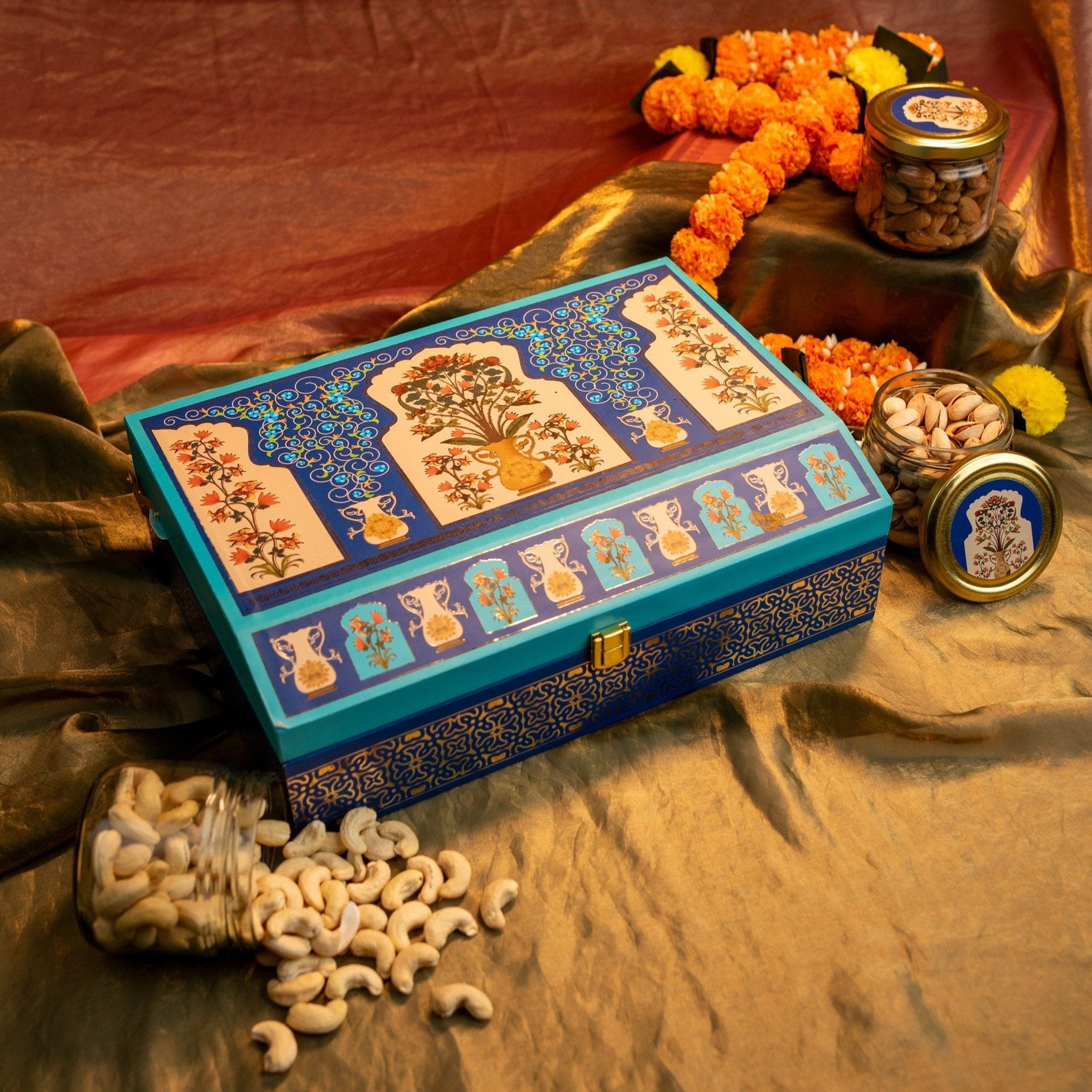 Royal Blue Dryfruits & Bites Box